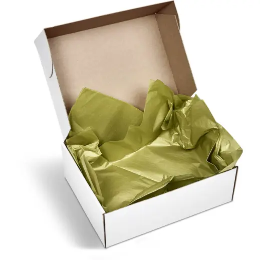 Lustre Tissue Paper - Pack Of 10 Gold Box Display